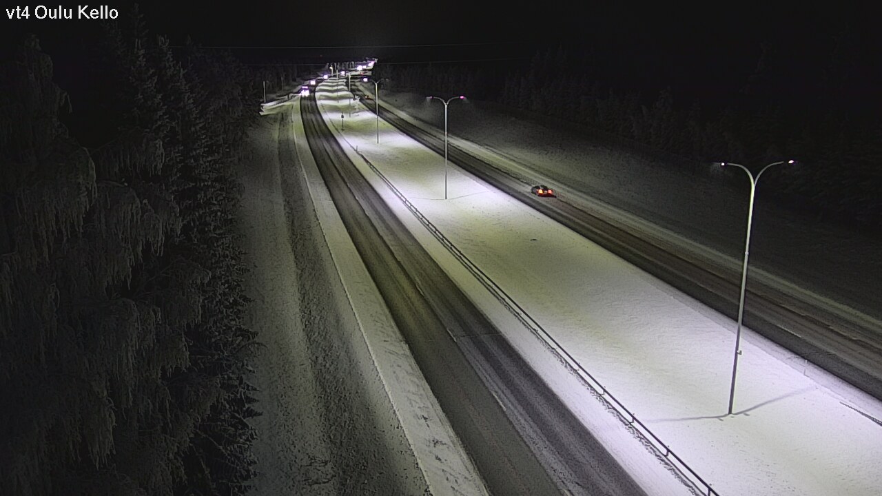 Weather Camera Image Väg 4 Uleåborg, Kello, Oulu, Pohjois-Pohjanmaa