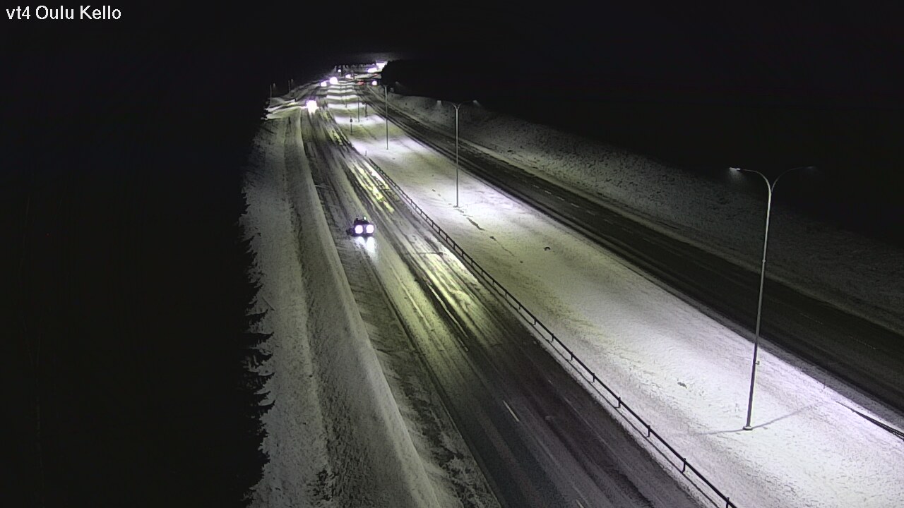 Weather Camera Image Väg 4 Uleåborg, Kello, Oulu, Pohjois-Pohjanmaa