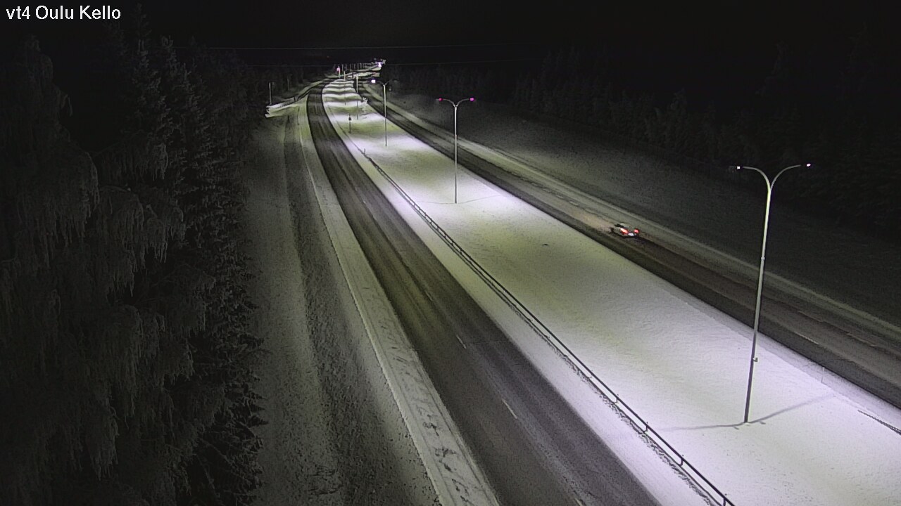 Weather Camera Image Road 4 Oulu, Kello, Oulu, Pohjois-Pohjanmaa