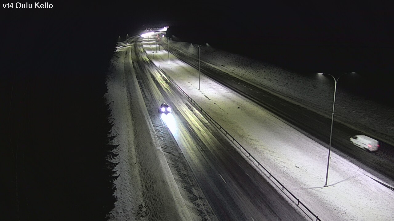 Weather Camera Image Väg 4 Uleåborg, Kello, Oulu, Pohjois-Pohjanmaa