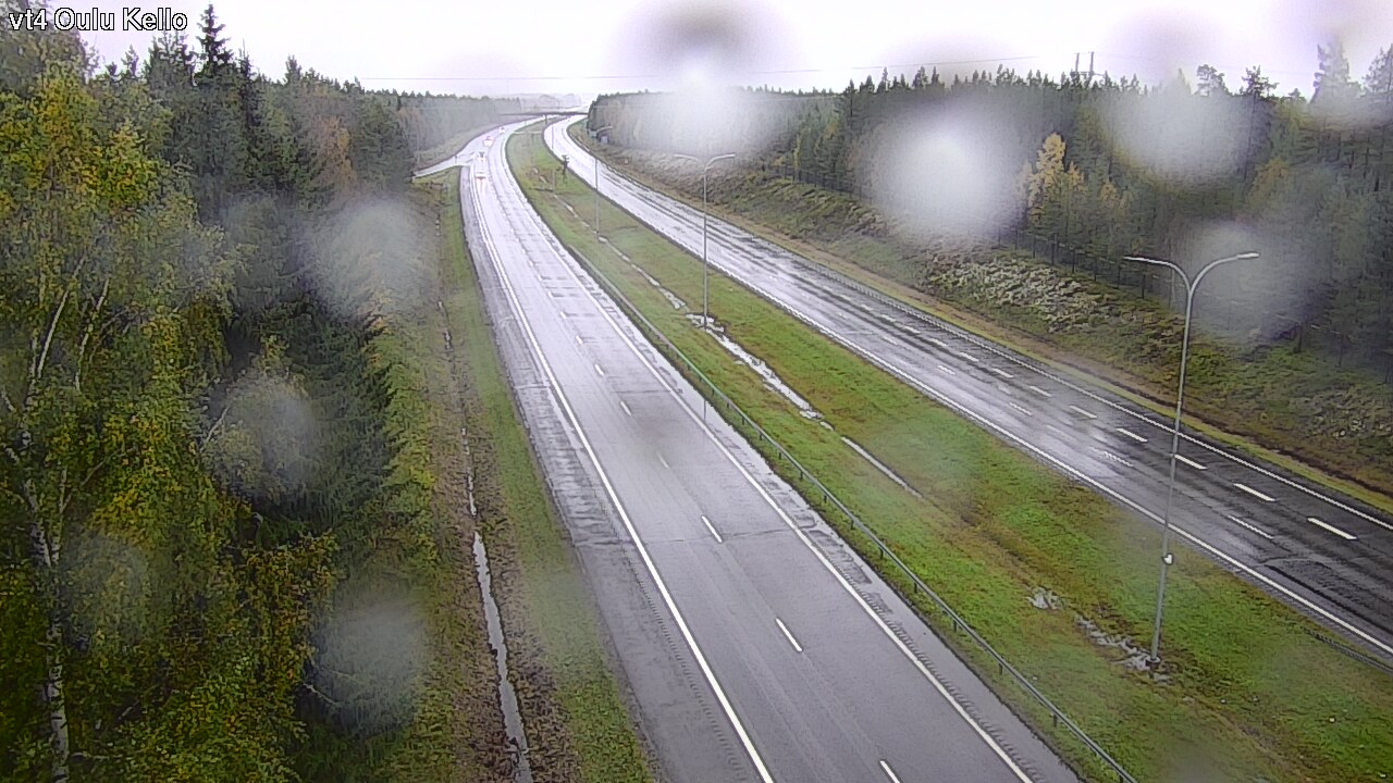 Weather Camera Image Road 4 Oulu, Kello, Oulu, Pohjois-Pohjanmaa