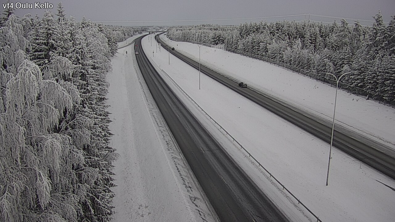 Weather Camera Image Väg 4 Uleåborg, Kello, Oulu, Pohjois-Pohjanmaa