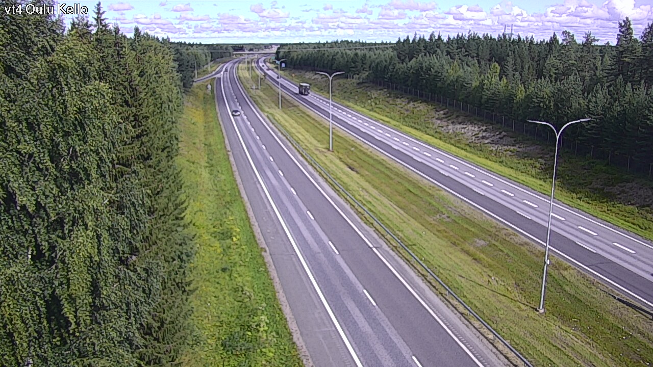 Weather Camera Image Road 4 Oulu, Kello, Oulu, Pohjois-Pohjanmaa