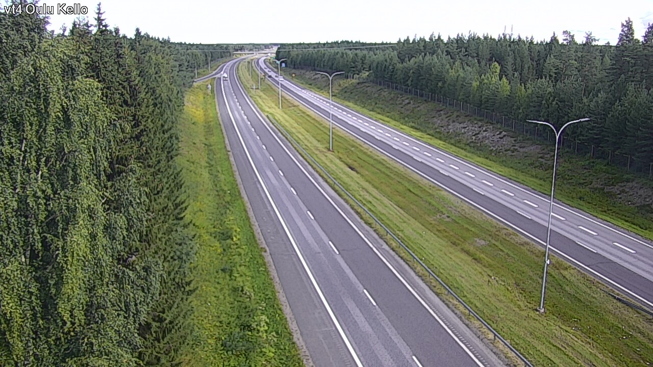 Weather Camera Image Road 4 Oulu, Kello, Oulu, Pohjois-Pohjanmaa