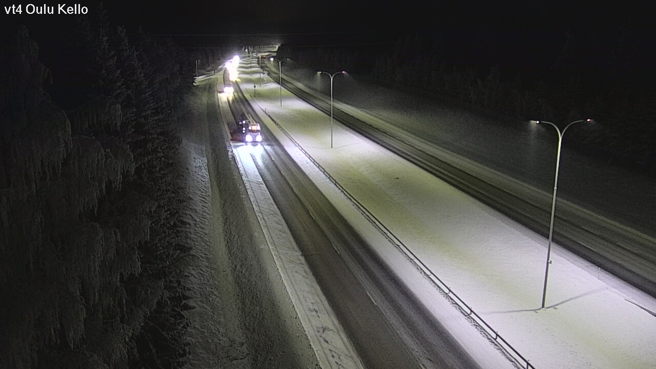 Weather Camera Image Väg 4 Uleåborg, Kello, Oulu, Pohjois-Pohjanmaa