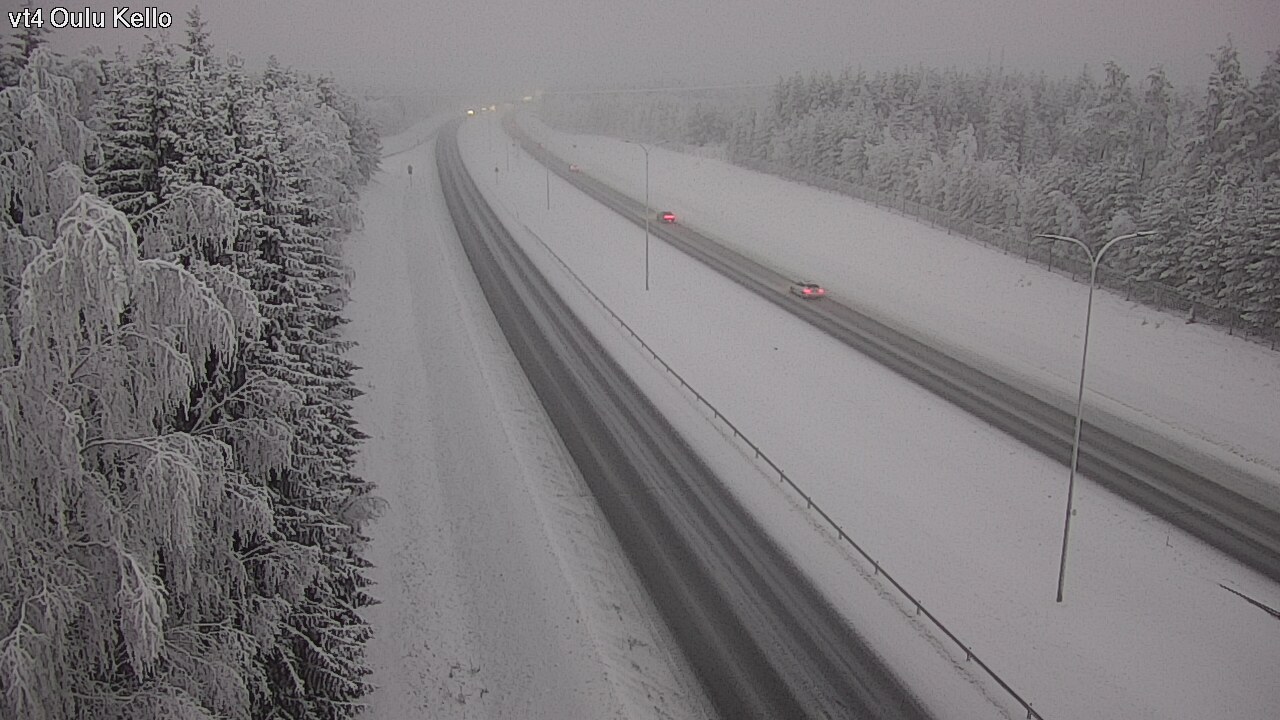 Weather Camera Image Väg 4 Uleåborg, Kello, Oulu, Pohjois-Pohjanmaa