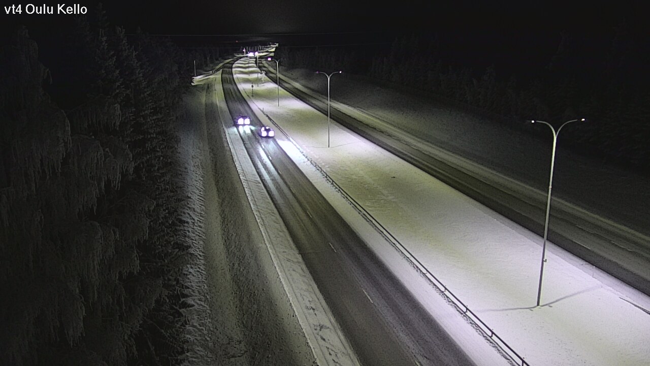 Weather Camera Image Road 4 Oulu, Kello, Oulu, Pohjois-Pohjanmaa