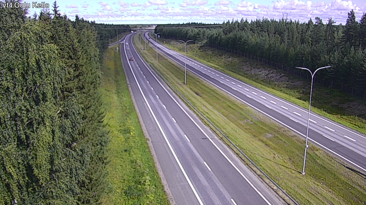 Weather Camera Image Road 4 Oulu, Kello, Oulu, Pohjois-Pohjanmaa
