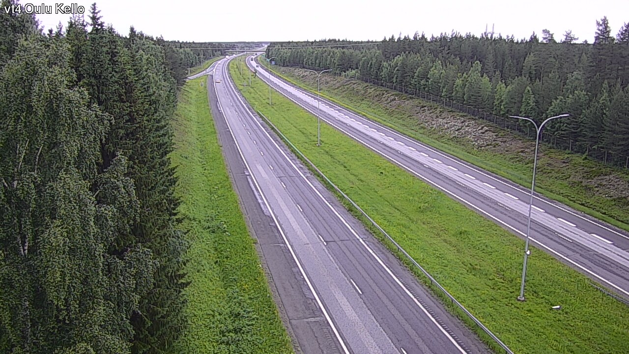 Weather Camera Image Road 4 Oulu, Kello, Oulu, Pohjois-Pohjanmaa