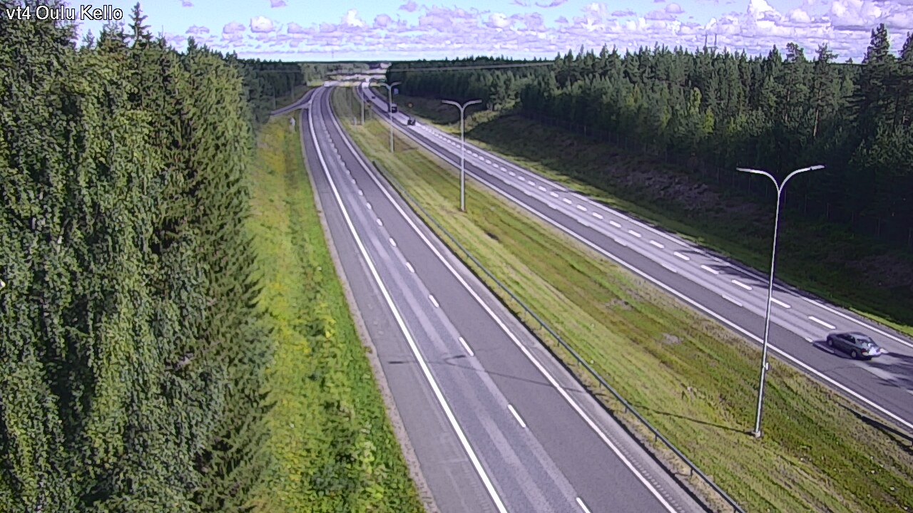 Weather Camera Image Road 4 Oulu, Kello, Oulu, Pohjois-Pohjanmaa