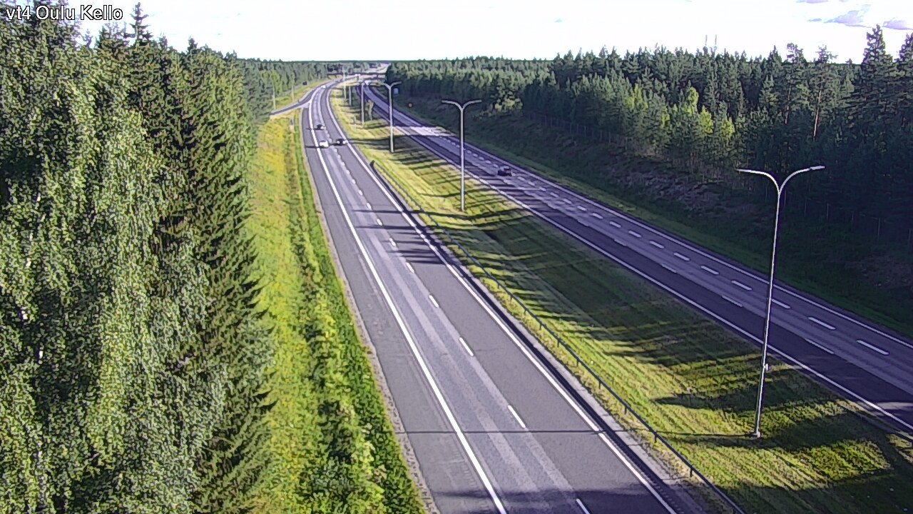 Weather Camera Image Road 4 Oulu, Kello, Oulu, Pohjois-Pohjanmaa
