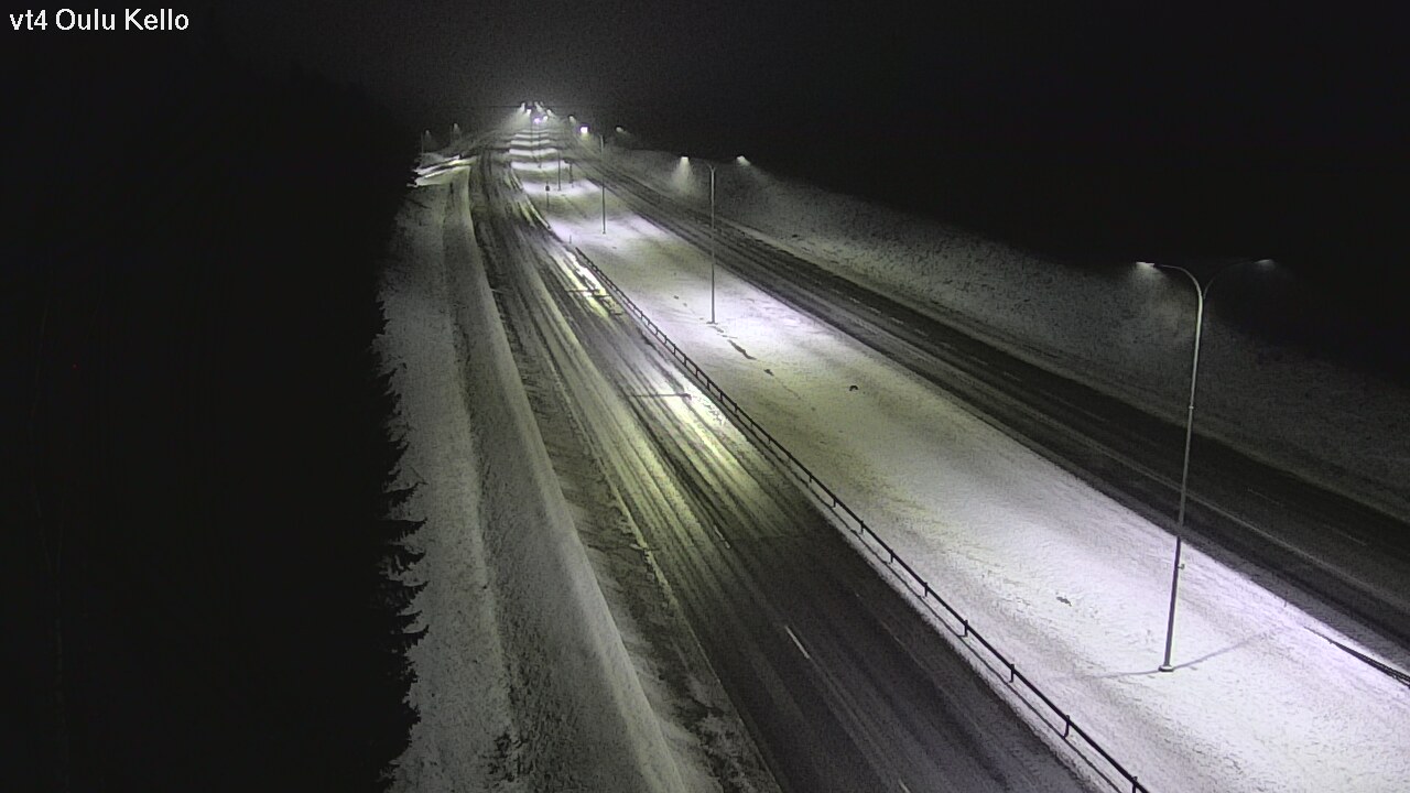 Weather Camera Image Väg 4 Uleåborg, Kello, Oulu, Pohjois-Pohjanmaa
