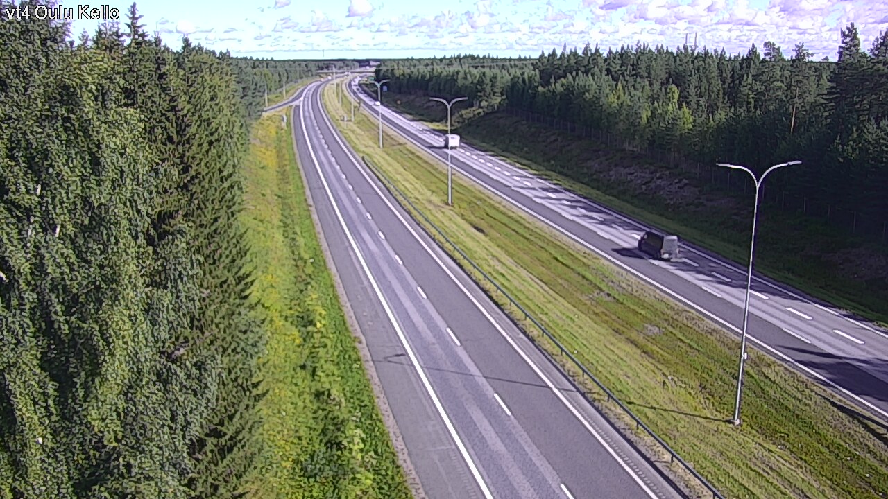 Weather Camera Image Road 4 Oulu, Kello, Oulu, Pohjois-Pohjanmaa