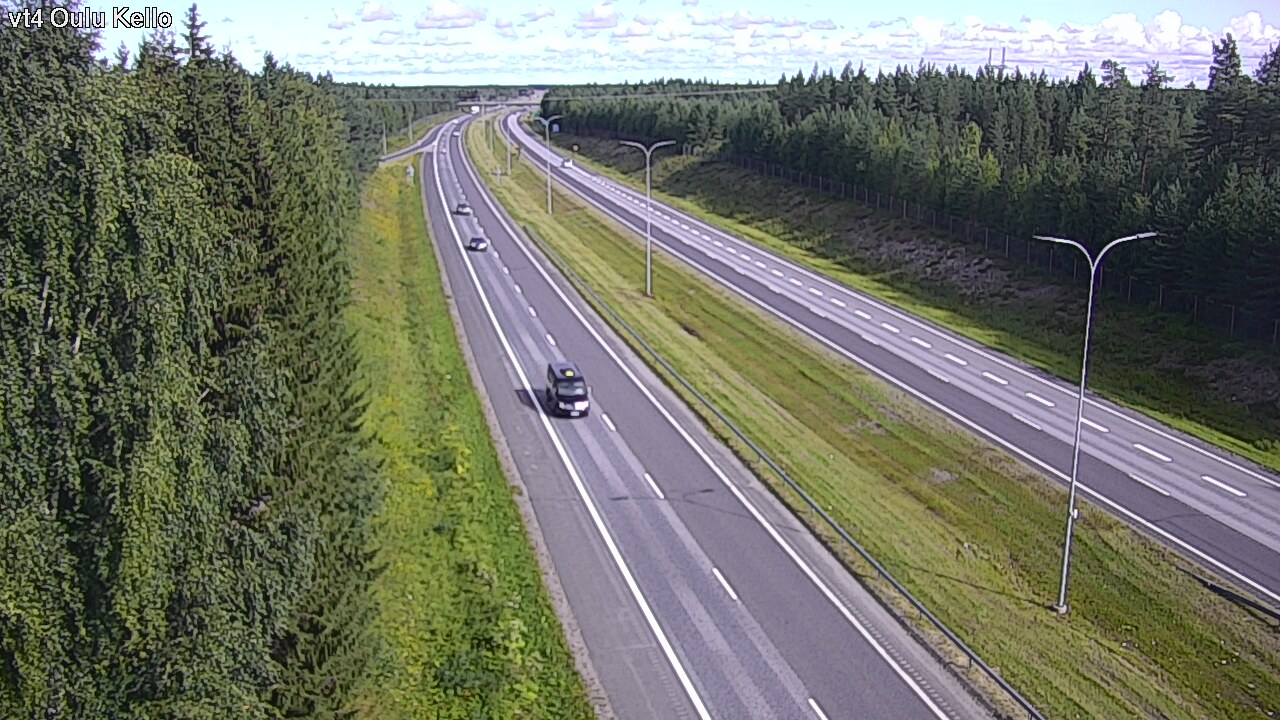 Weather Camera Image Road 4 Oulu, Kello, Oulu, Pohjois-Pohjanmaa