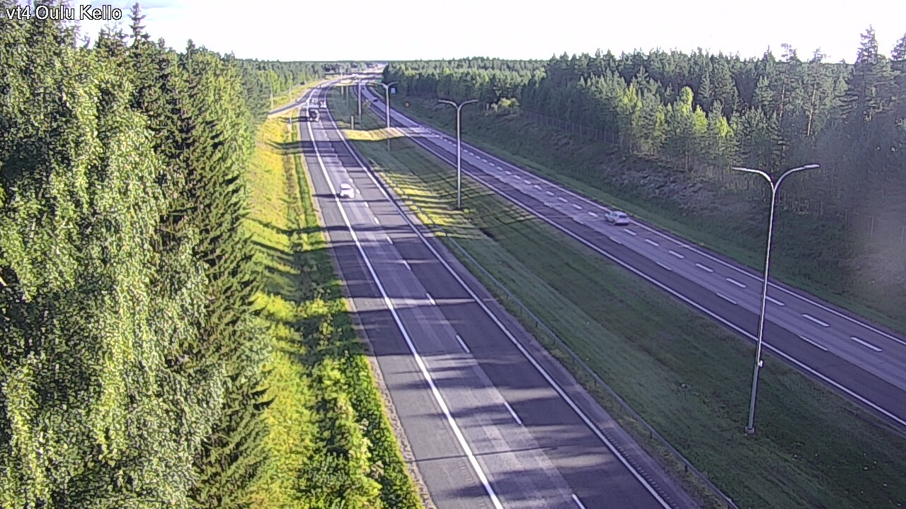 Weather Camera Image Road 4 Oulu, Kello, Oulu, Pohjois-Pohjanmaa