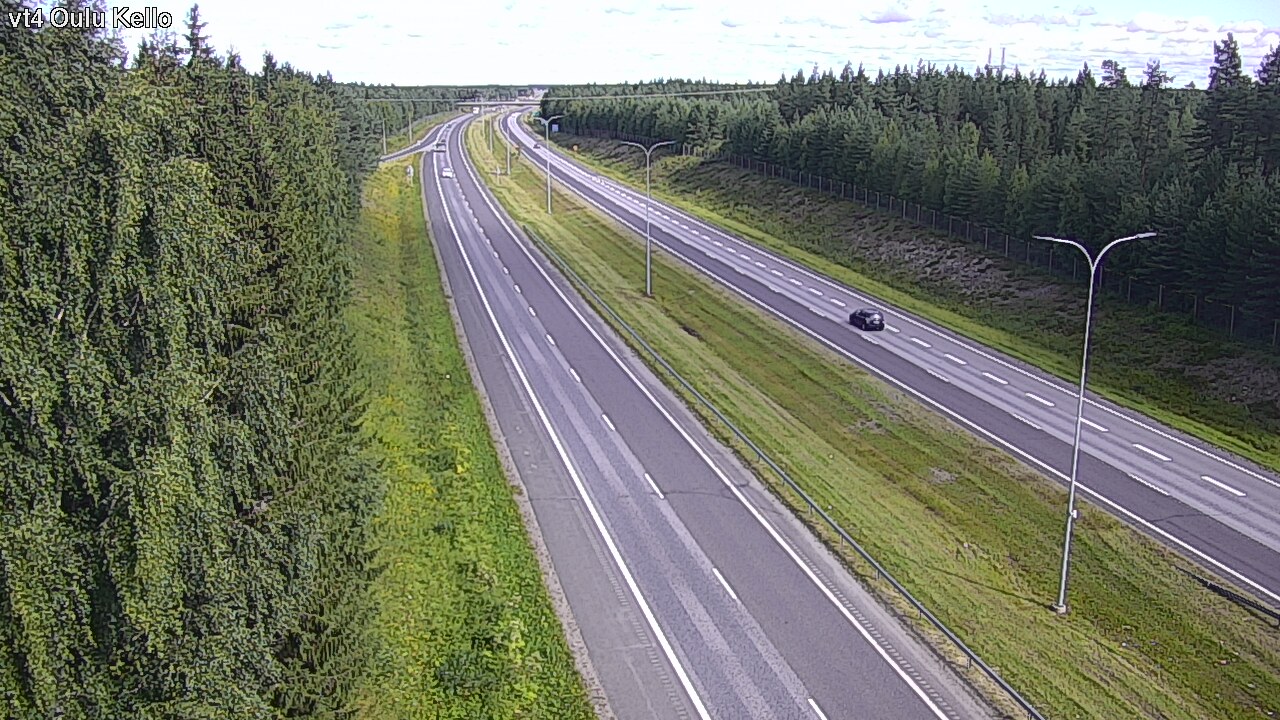 Weather Camera Image Road 4 Oulu, Kello, Oulu, Pohjois-Pohjanmaa