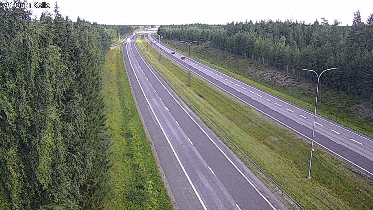 Weather Camera Image Road 4 Oulu, Kello, Oulu, Pohjois-Pohjanmaa