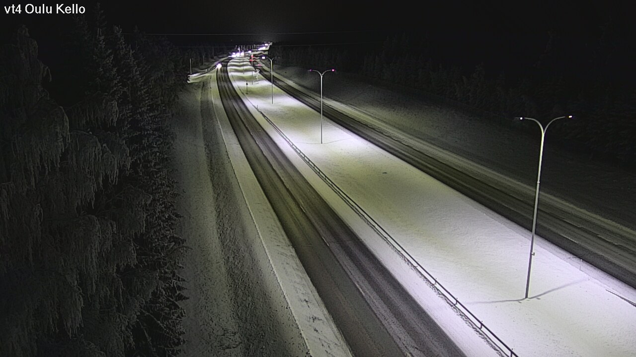 Weather Camera Image Väg 4 Uleåborg, Kello, Oulu, Pohjois-Pohjanmaa