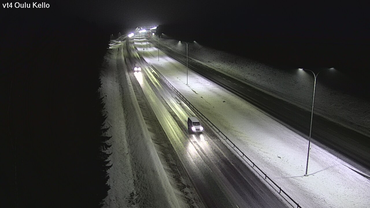 Weather Camera Image Väg 4 Uleåborg, Kello, Oulu, Pohjois-Pohjanmaa