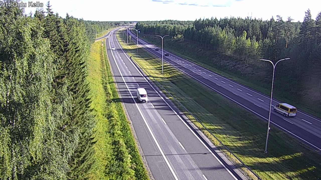 Weather Camera Image Road 4 Oulu, Kello, Oulu, Pohjois-Pohjanmaa