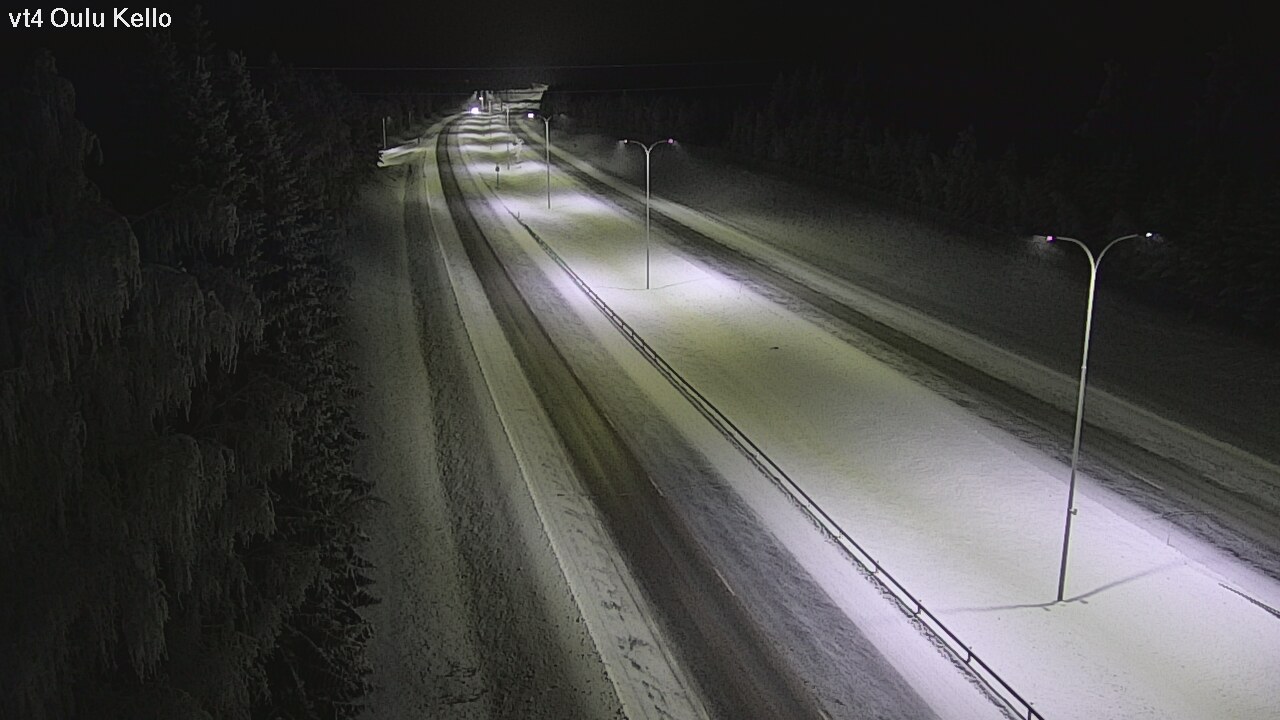 Weather Camera Image Road 4 Oulu, Kello, Oulu, Pohjois-Pohjanmaa