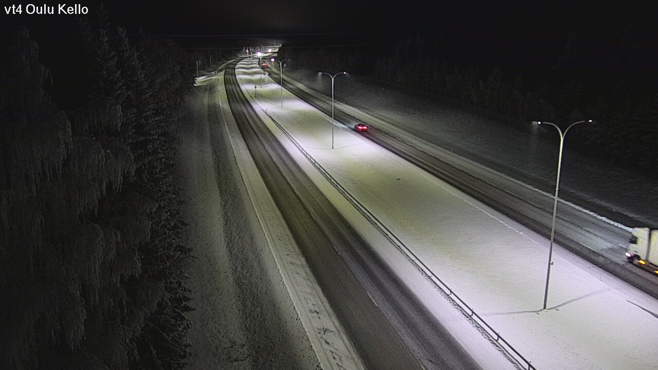 Weather Camera Image Väg 4 Uleåborg, Kello, Oulu, Pohjois-Pohjanmaa