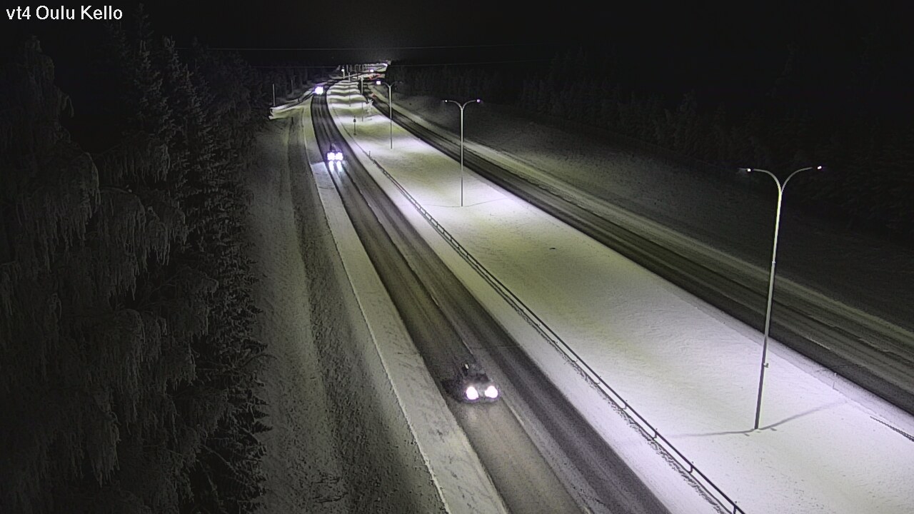 Weather Camera Image Väg 4 Uleåborg, Kello, Oulu, Pohjois-Pohjanmaa