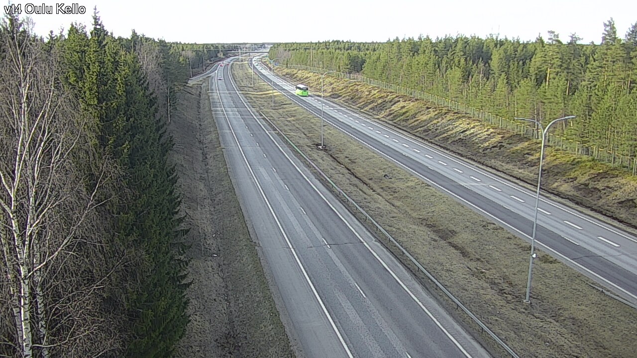 Kelikamerat Kuva Tie 4 Oulu, Kello, Oulu, Pohjois-Pohjanmaa