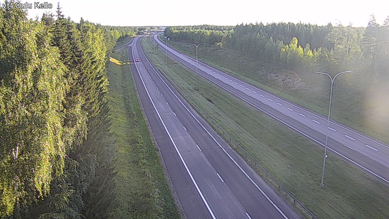 Weather Camera Image Road 4 Oulu, Kello, Oulu, Pohjois-Pohjanmaa