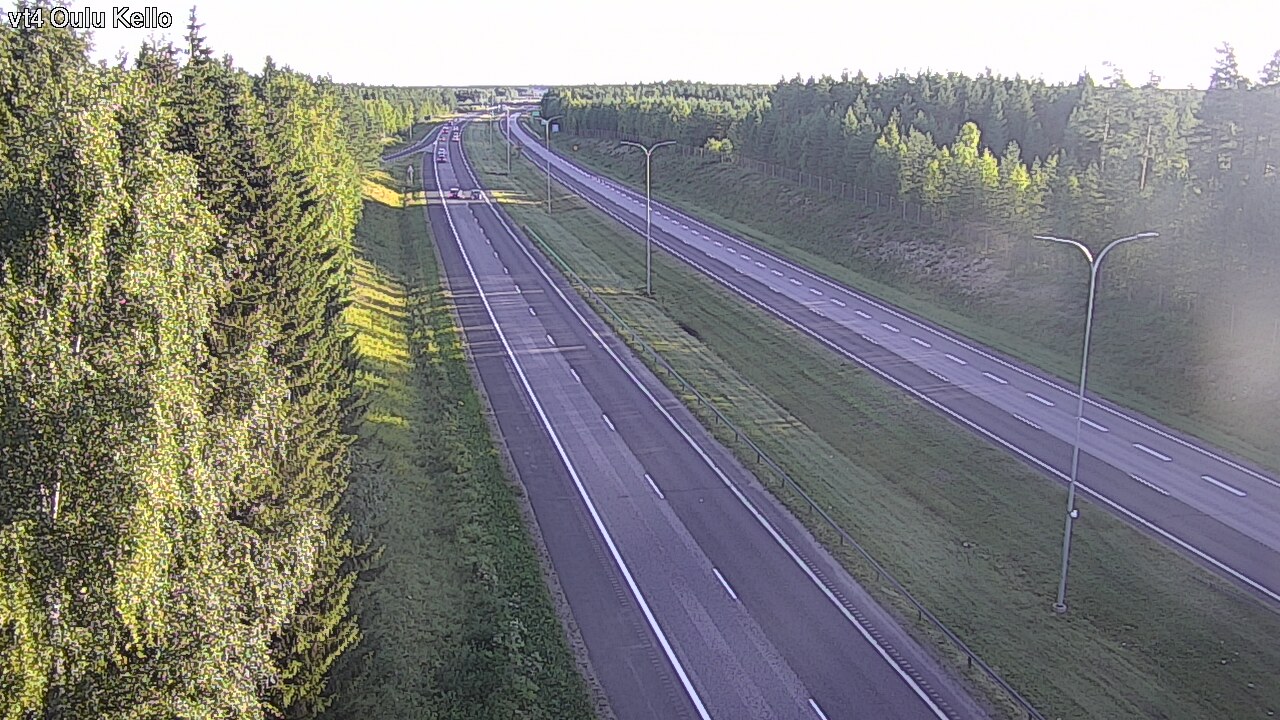 Weather Camera Image Road 4 Oulu, Kello, Oulu, Pohjois-Pohjanmaa