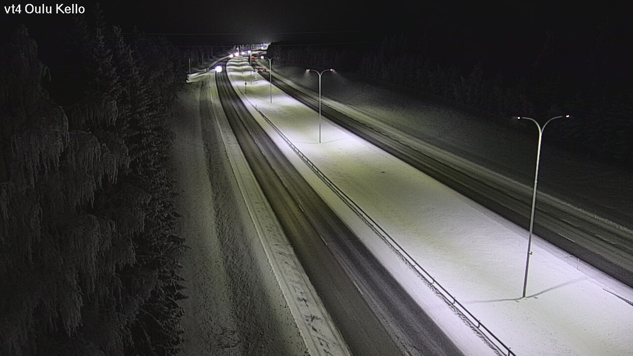 Weather Camera Image Väg 4 Uleåborg, Kello, Oulu, Pohjois-Pohjanmaa