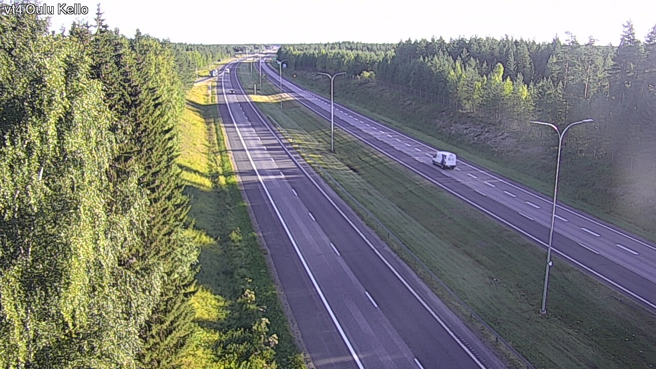 Weather Camera Image Road 4 Oulu, Kello, Oulu, Pohjois-Pohjanmaa