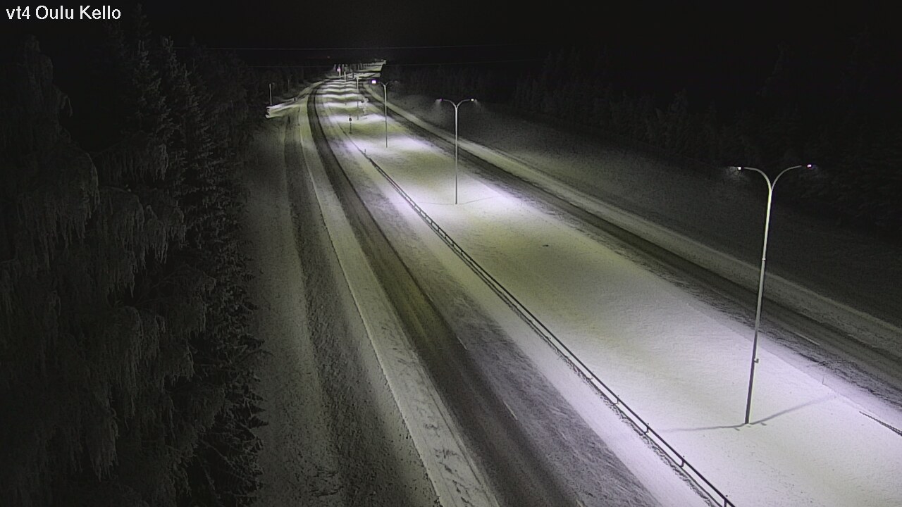 Weather Camera Image Road 4 Oulu, Kello, Oulu, Pohjois-Pohjanmaa