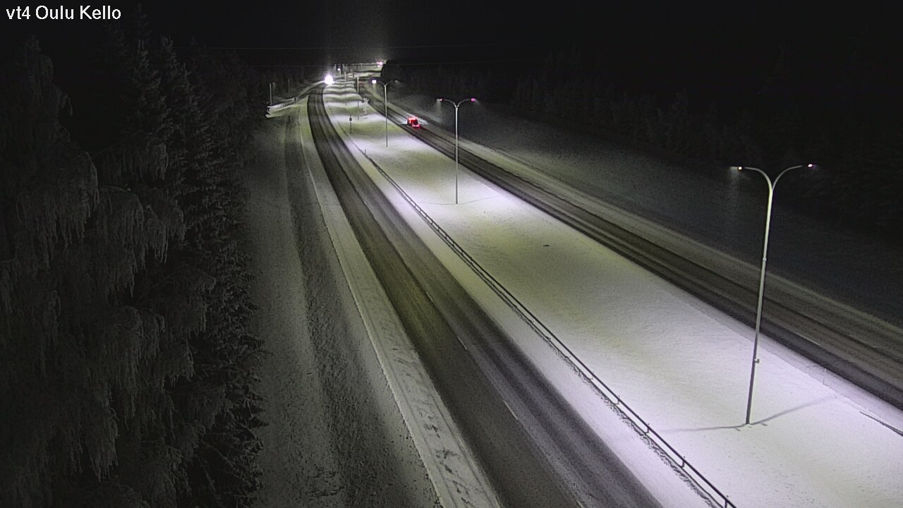 Weather Camera Image Väg 4 Uleåborg, Kello, Oulu, Pohjois-Pohjanmaa