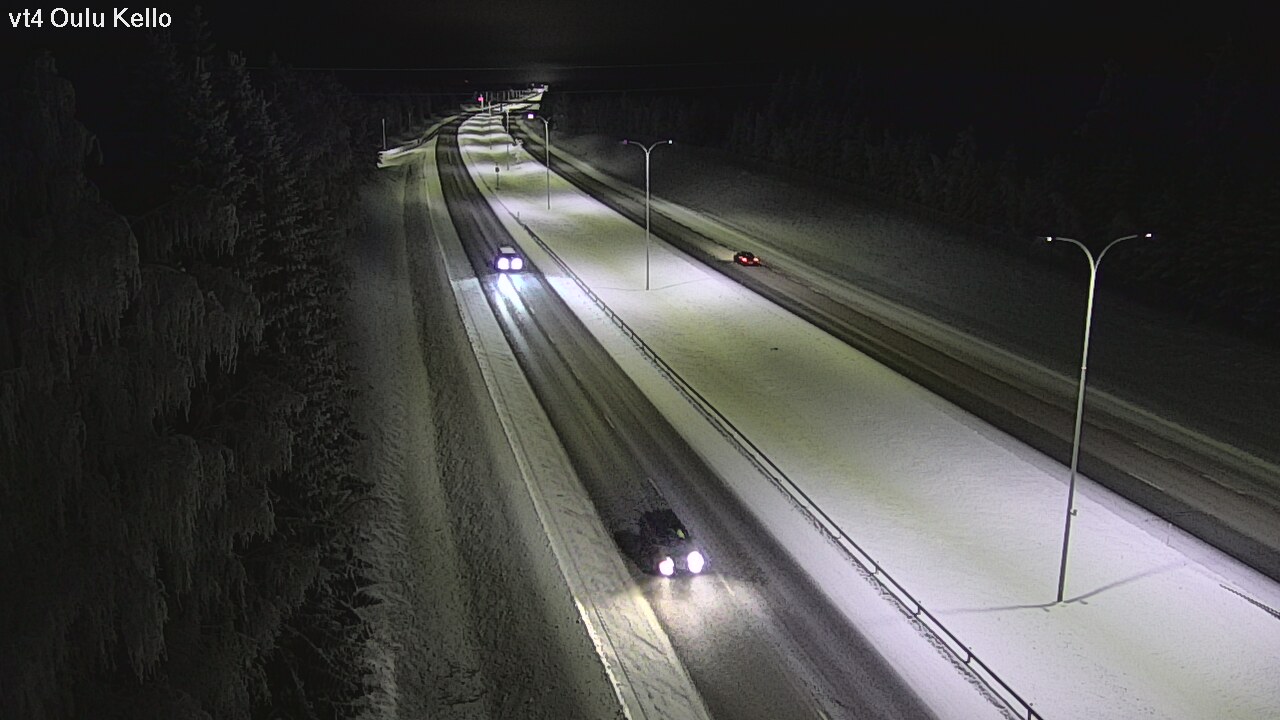 Weather Camera Image Road 4 Oulu, Kello, Oulu, Pohjois-Pohjanmaa