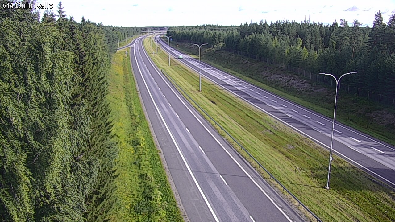 Weather Camera Image Road 4 Oulu, Kello, Oulu, Pohjois-Pohjanmaa