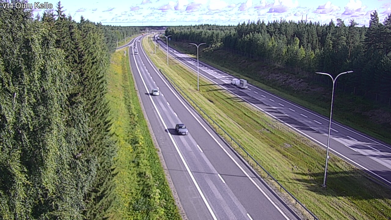 Weather Camera Image Road 4 Oulu, Kello, Oulu, Pohjois-Pohjanmaa