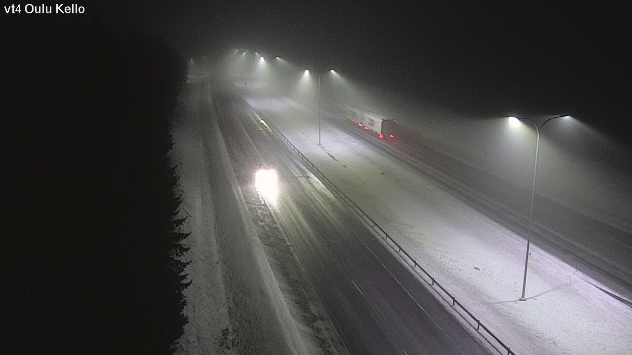 Weather Camera Image Väg 4 Uleåborg, Kello, Oulu, Pohjois-Pohjanmaa