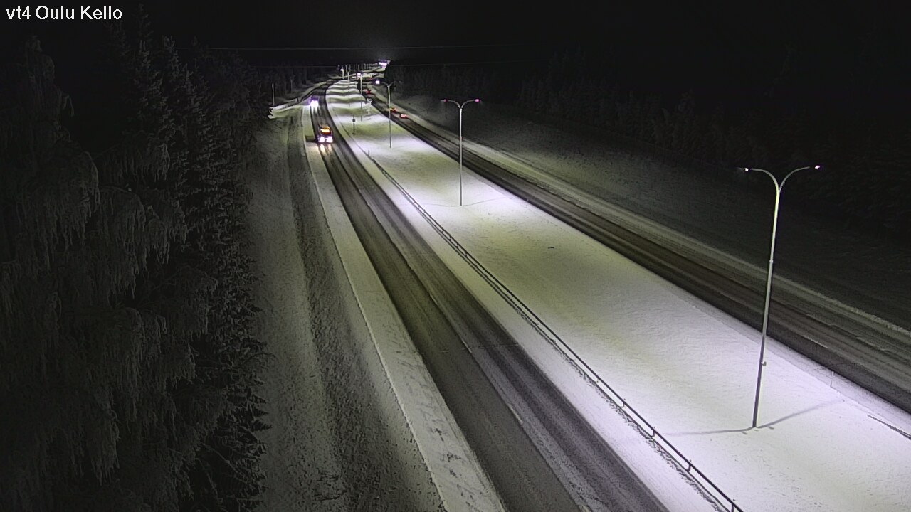 Weather Camera Image Väg 4 Uleåborg, Kello, Oulu, Pohjois-Pohjanmaa