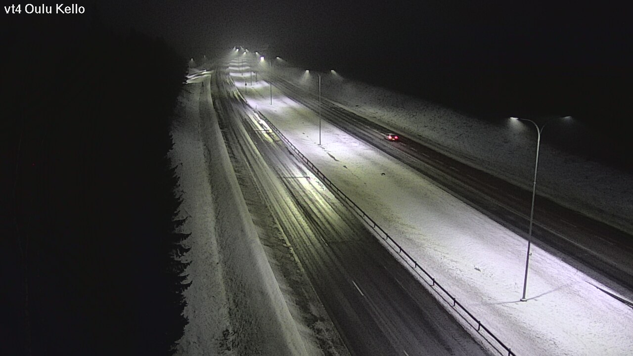 Weather Camera Image Väg 4 Uleåborg, Kello, Oulu, Pohjois-Pohjanmaa