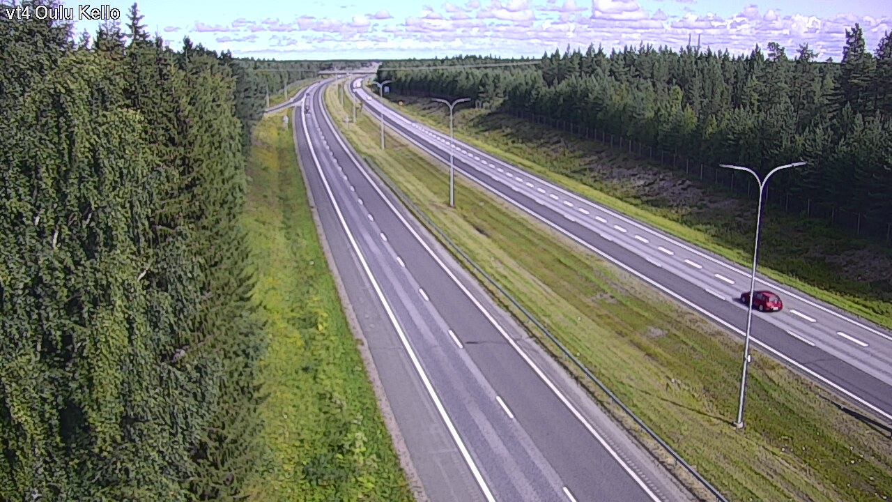 Weather Camera Image Road 4 Oulu, Kello, Oulu, Pohjois-Pohjanmaa