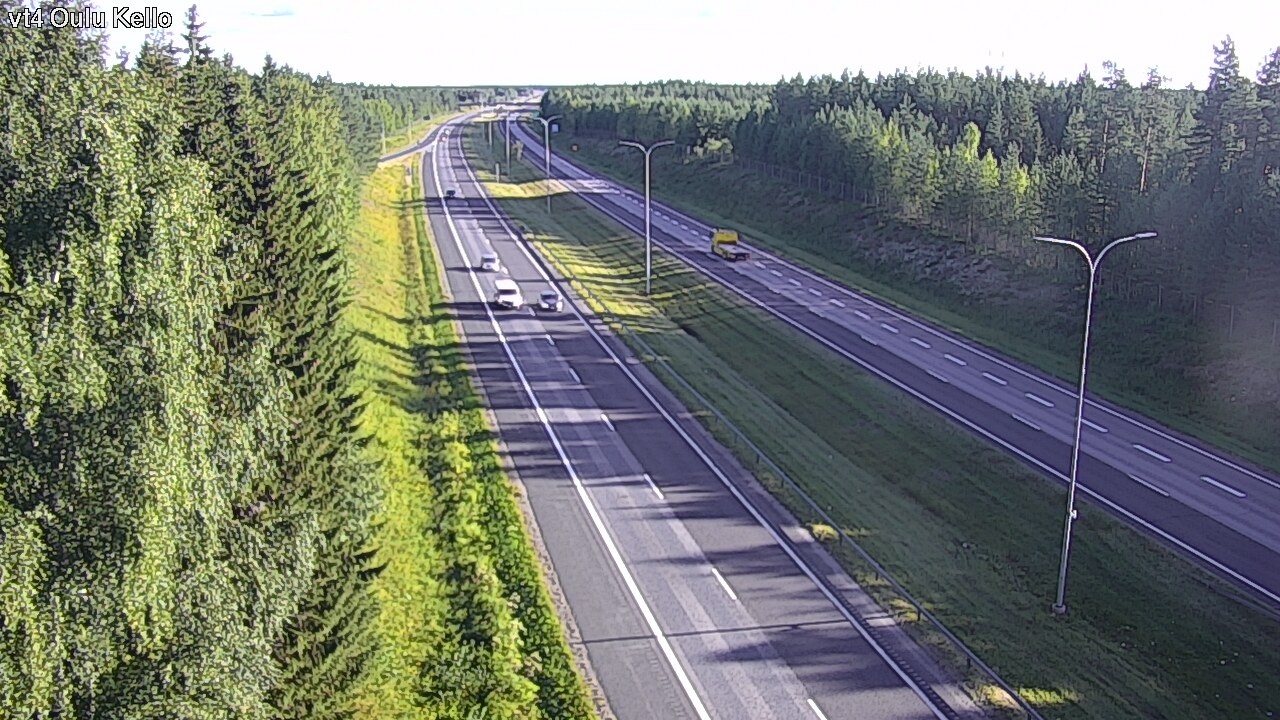 Weather Camera Image Road 4 Oulu, Kello, Oulu, Pohjois-Pohjanmaa