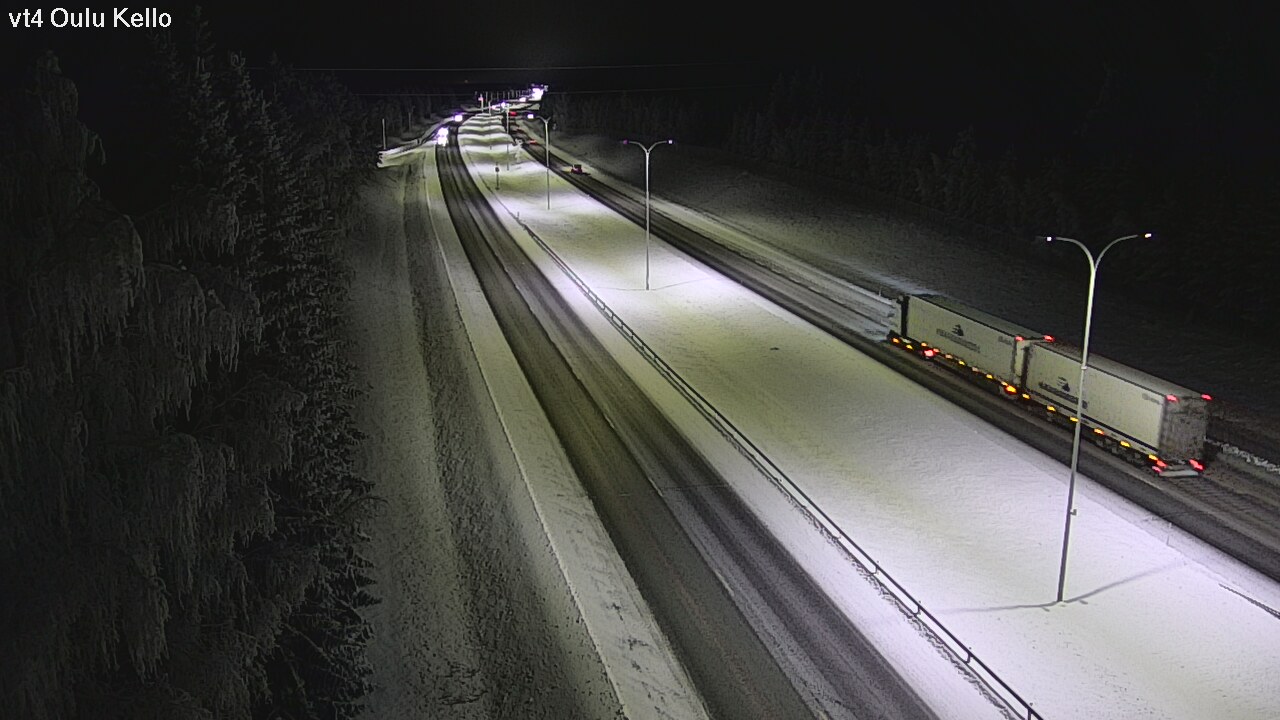 Weather Camera Image Väg 4 Uleåborg, Kello, Oulu, Pohjois-Pohjanmaa