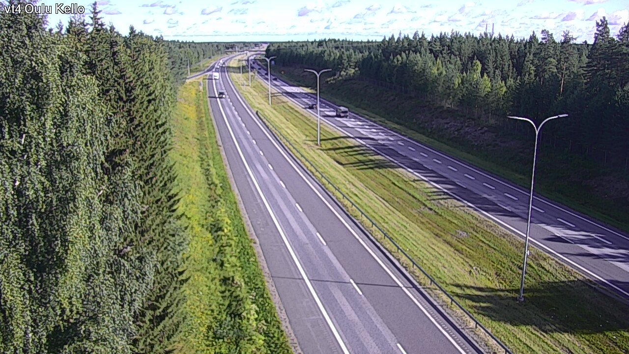 Weather Camera Image Road 4 Oulu, Kello, Oulu, Pohjois-Pohjanmaa
