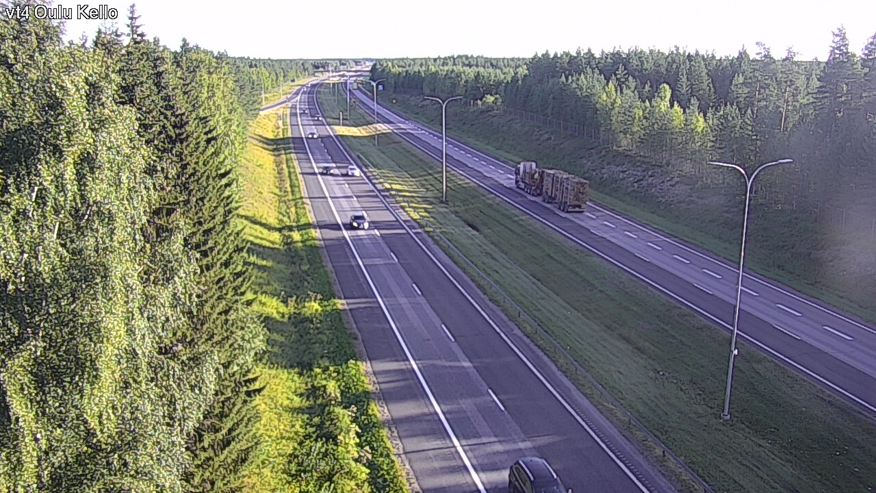 Weather Camera Image Road 4 Oulu, Kello, Oulu, Pohjois-Pohjanmaa