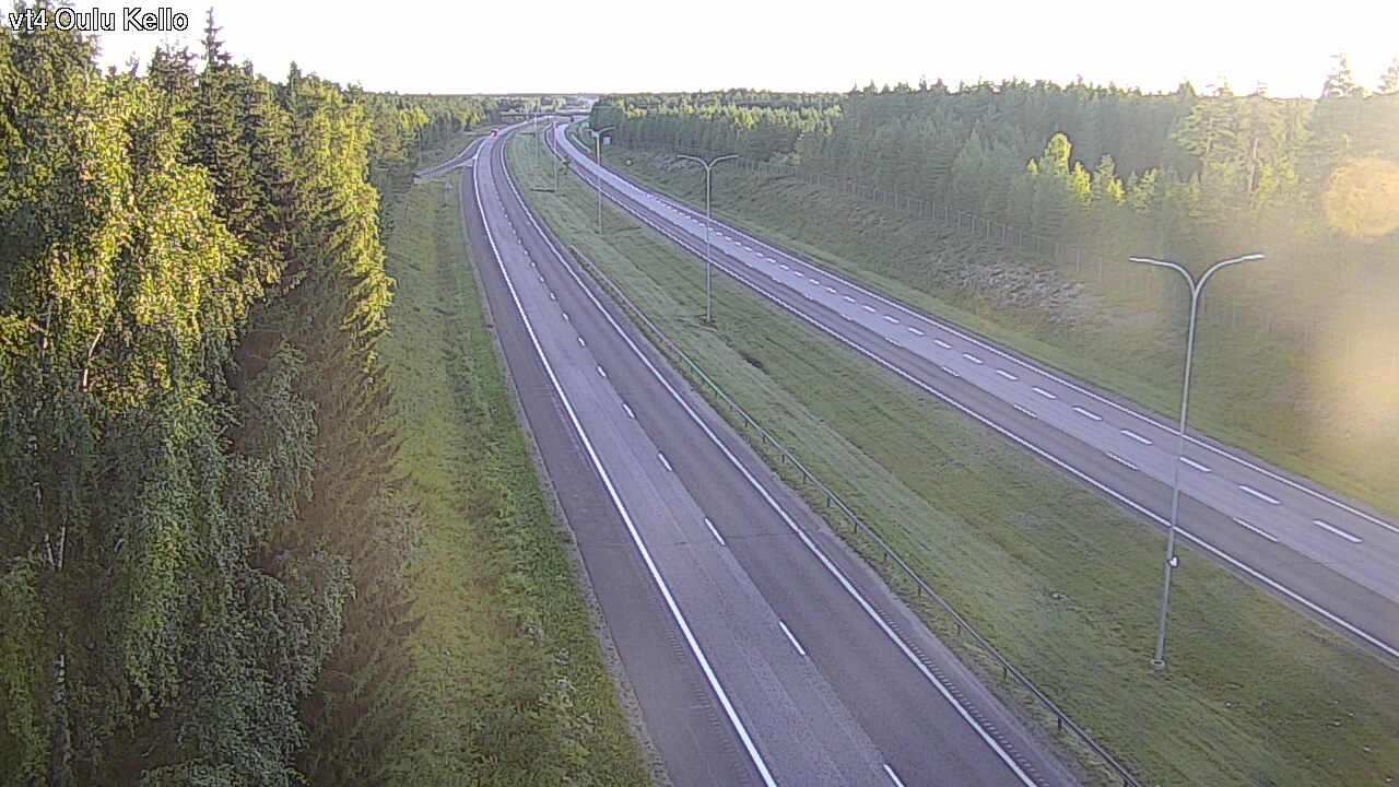 Weather Camera Image Road 4 Oulu, Kello, Oulu, Pohjois-Pohjanmaa