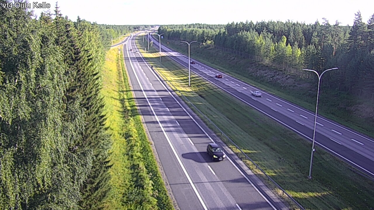 Weather Camera Image Road 4 Oulu, Kello, Oulu, Pohjois-Pohjanmaa