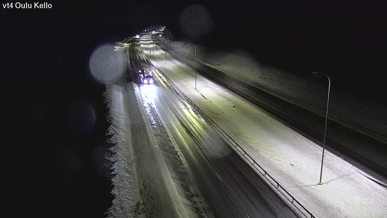 Weather Camera Image Väg 4 Uleåborg, Kello, Oulu, Pohjois-Pohjanmaa