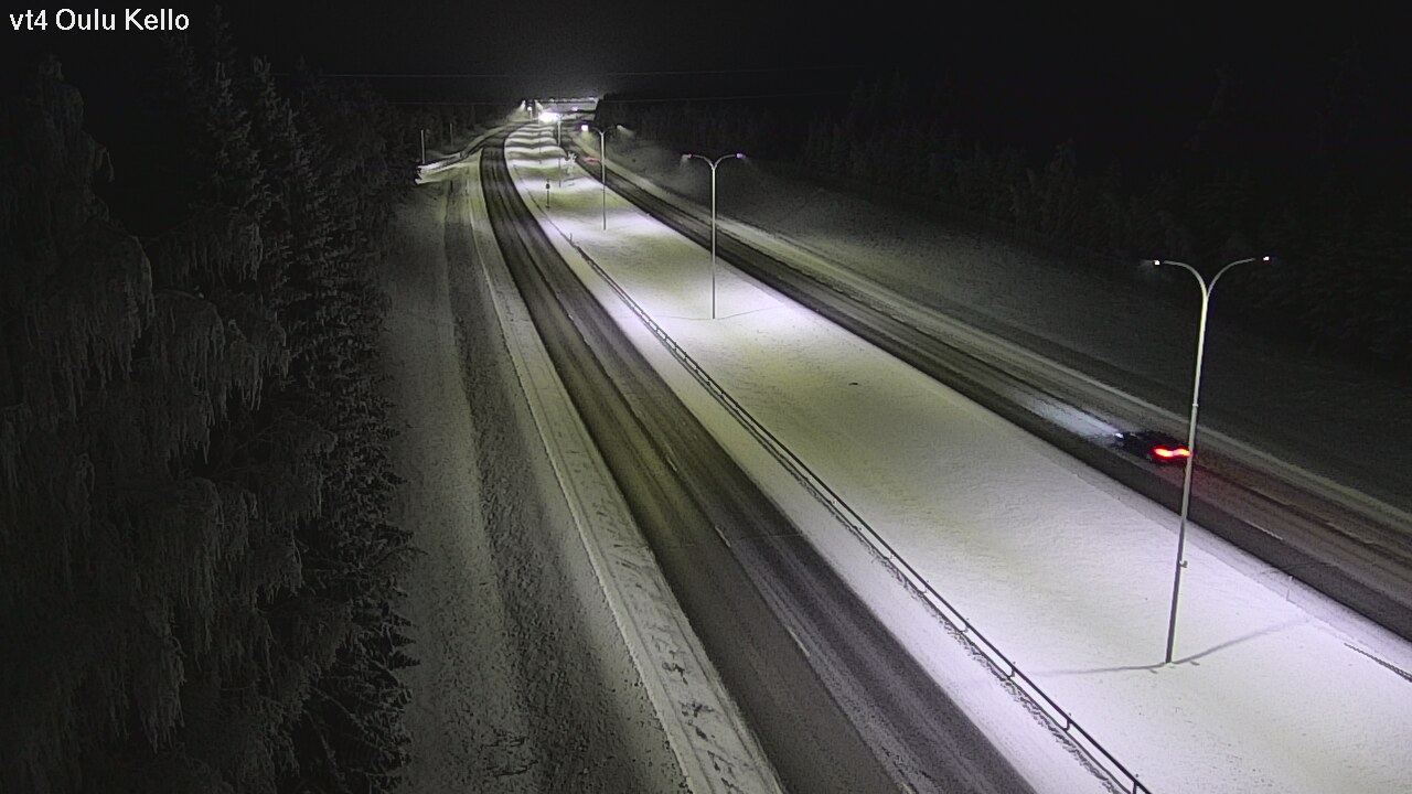 Weather Camera Image Väg 4 Uleåborg, Kello, Oulu, Pohjois-Pohjanmaa