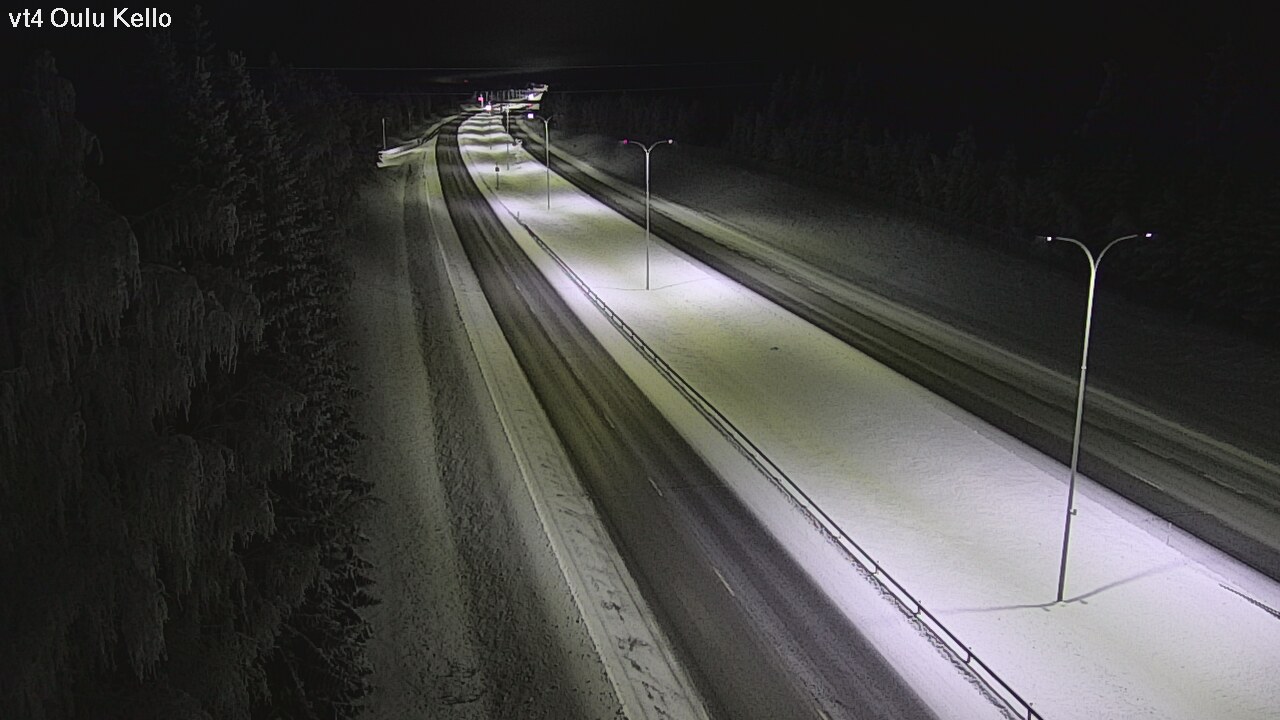 Weather Camera Image Road 4 Oulu, Kello, Oulu, Pohjois-Pohjanmaa